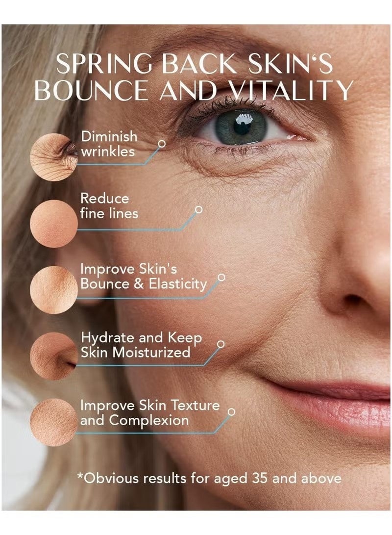 NowNoon Retinol Collagen Day & Night Cream – Anti-Aging Moisturizer with Vitamins A, B, C, E & Hyaluronic Acid – Firming, Hydrating, Women & Men Nourishing Face Cream – 50ml - Image 3